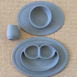 EZPZ Gray Silicone Baby Feeding accessories